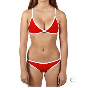 purple and red hoaka bikinis size Medium